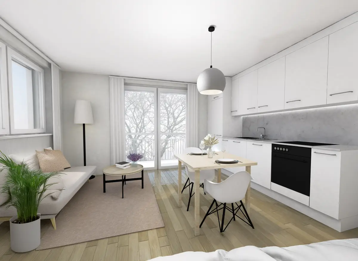 Neubau: moderne Studios zu vermieten