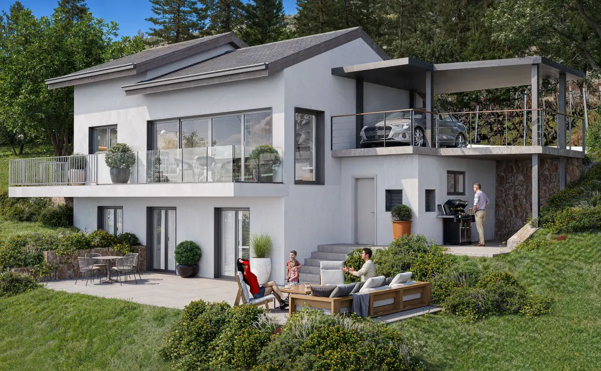 Magnifique Villa individuelle avec vue imprenable à Lens (VS).