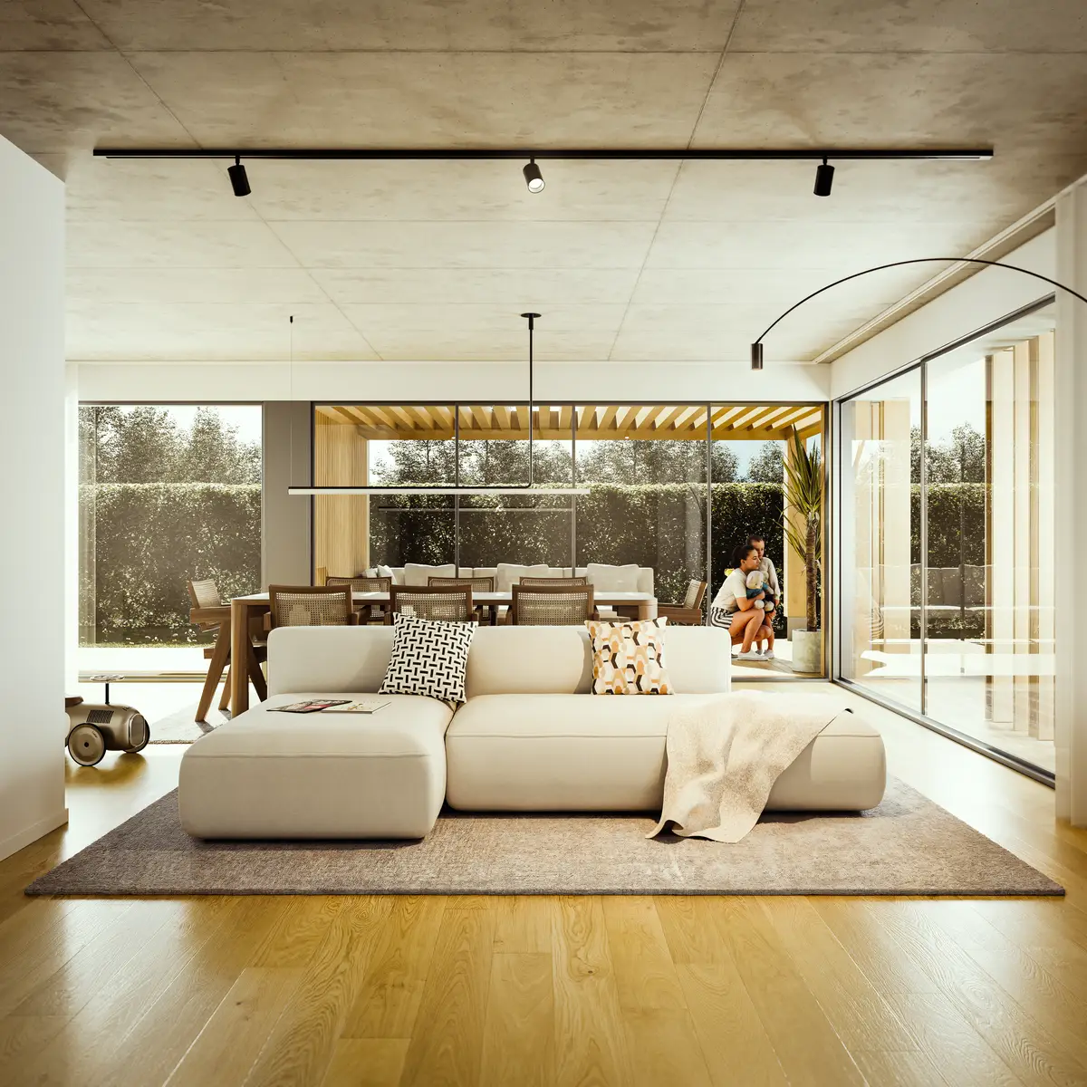 Villa jumelle contemporaine