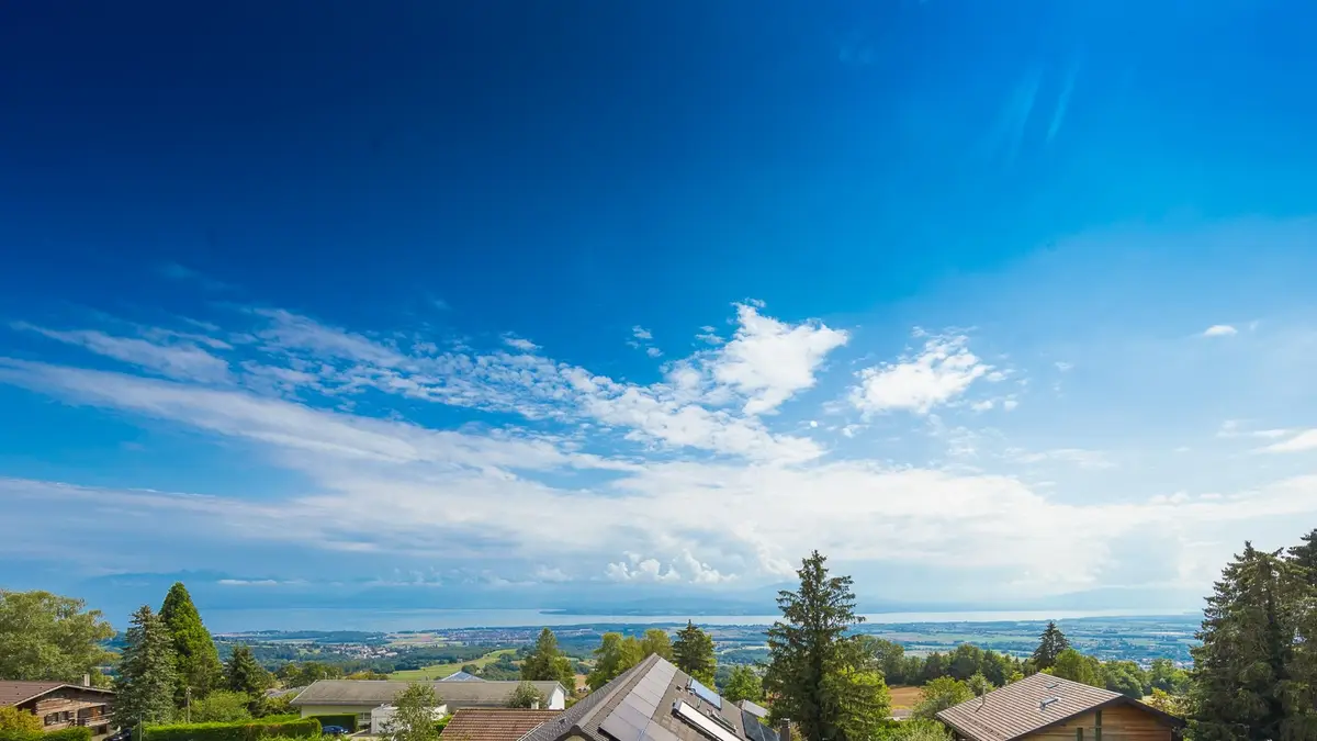 Très belle propriété avec vue panoramique sur le lac et les Alpes 