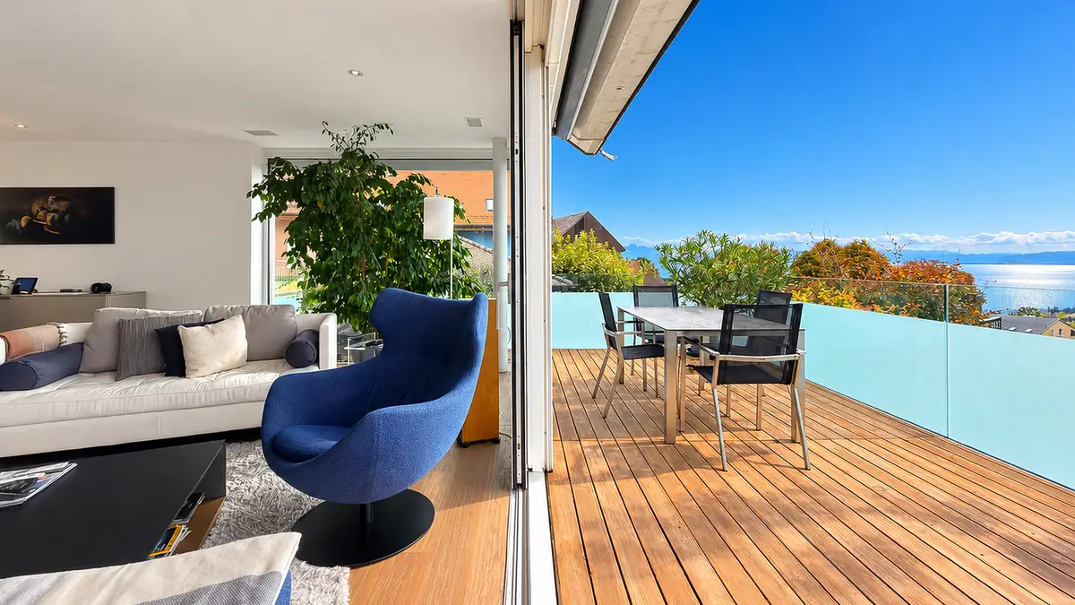 L’élégance d’un somptueux duplex avec vue 