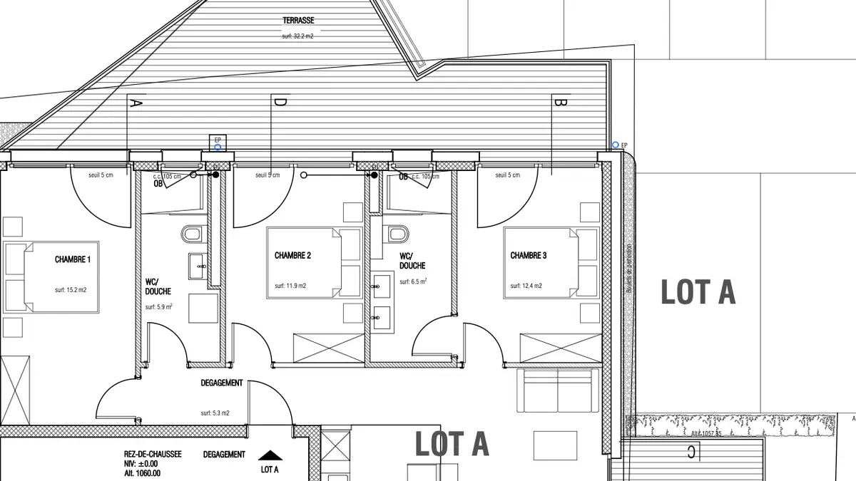 CHALET 1909 - LOT A - 4,5P REZ-DE-JARDIN