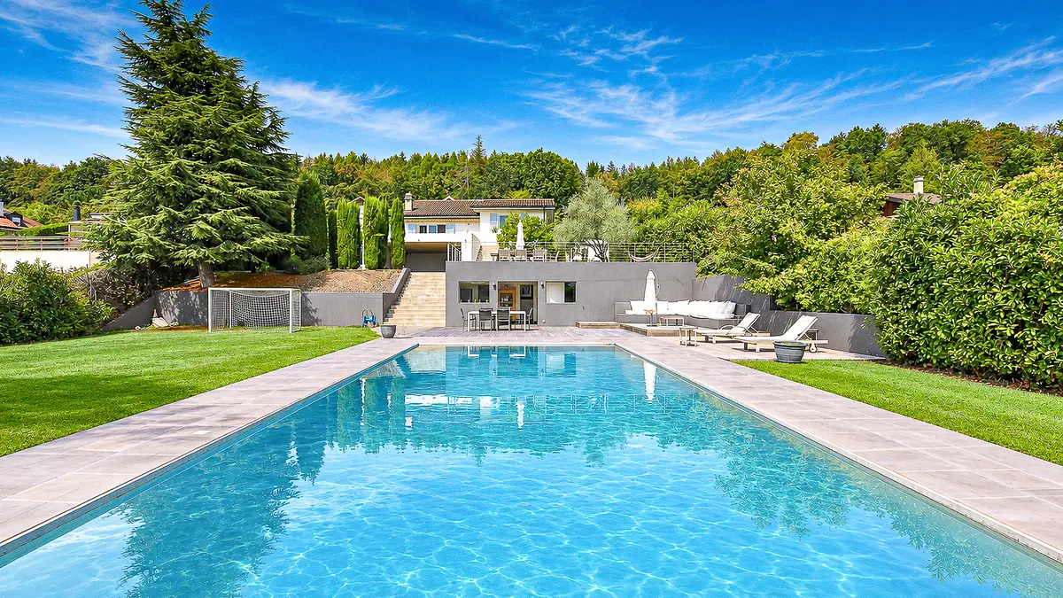 Superbe villa avec panorama sur le Léman, les Alpes et le Mont-Blanc