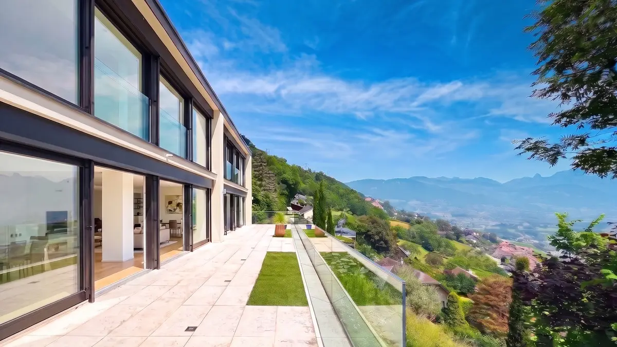 Villa individuelle avec piscine et vue panoramique époustouflante