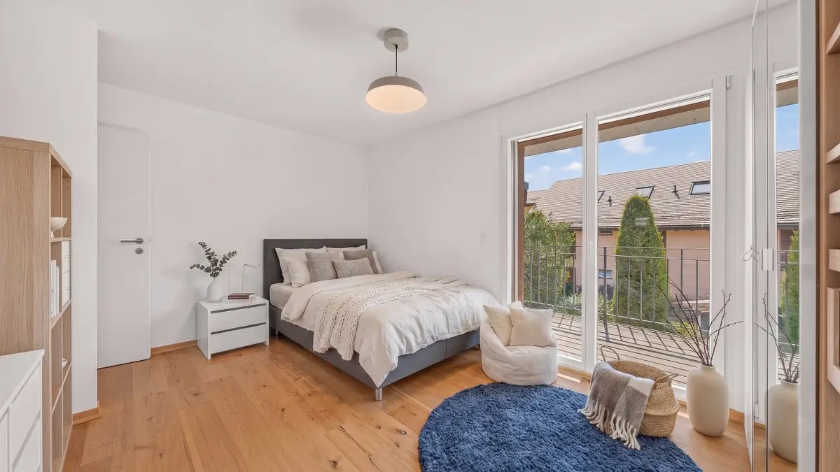 Appartement en duplex avec jardin et grand disponible, à 15 minutes de Lausanne