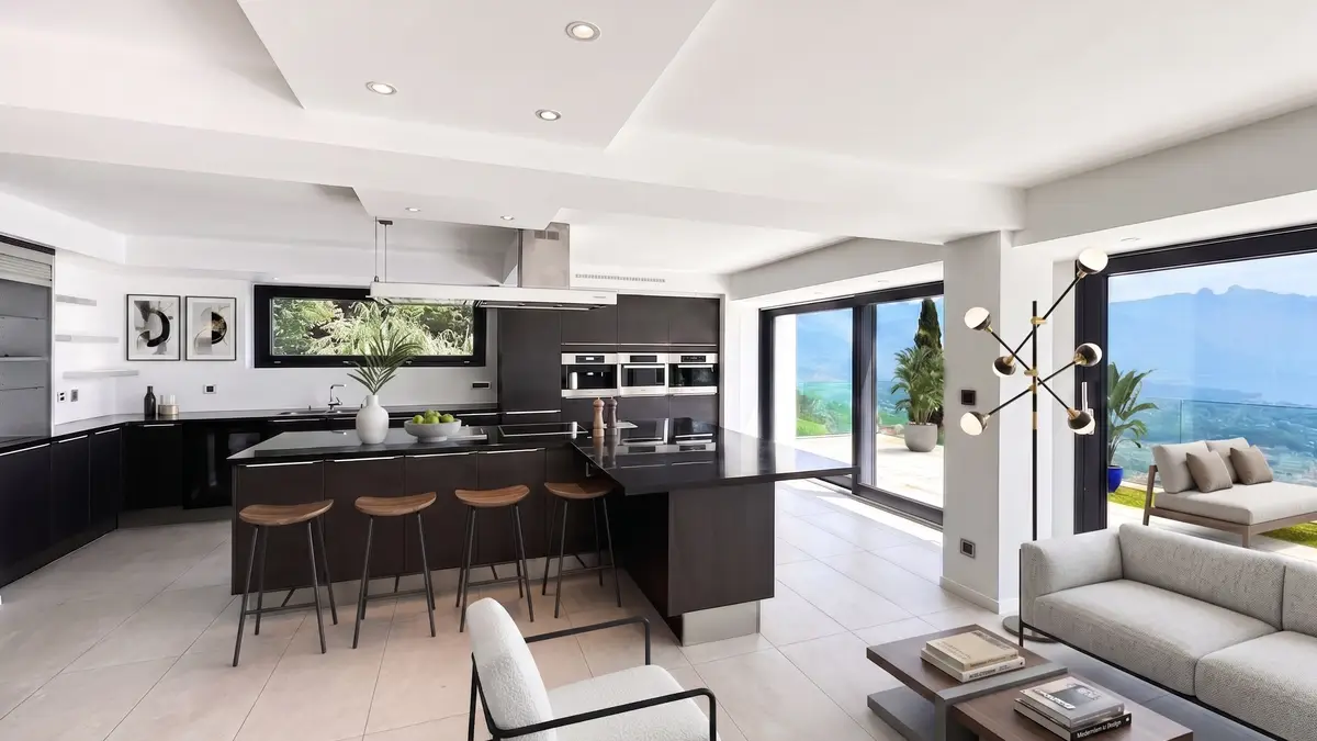 Villa individuelle avec piscine et vue panoramique époustouflante