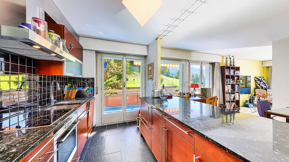 Très jolie vue depuis les hauteurs de Chernex - appartement 2.5 pièces