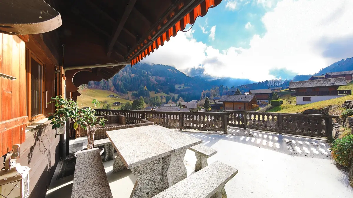 Havre de tranquillité avec ouverture sur les Alpes