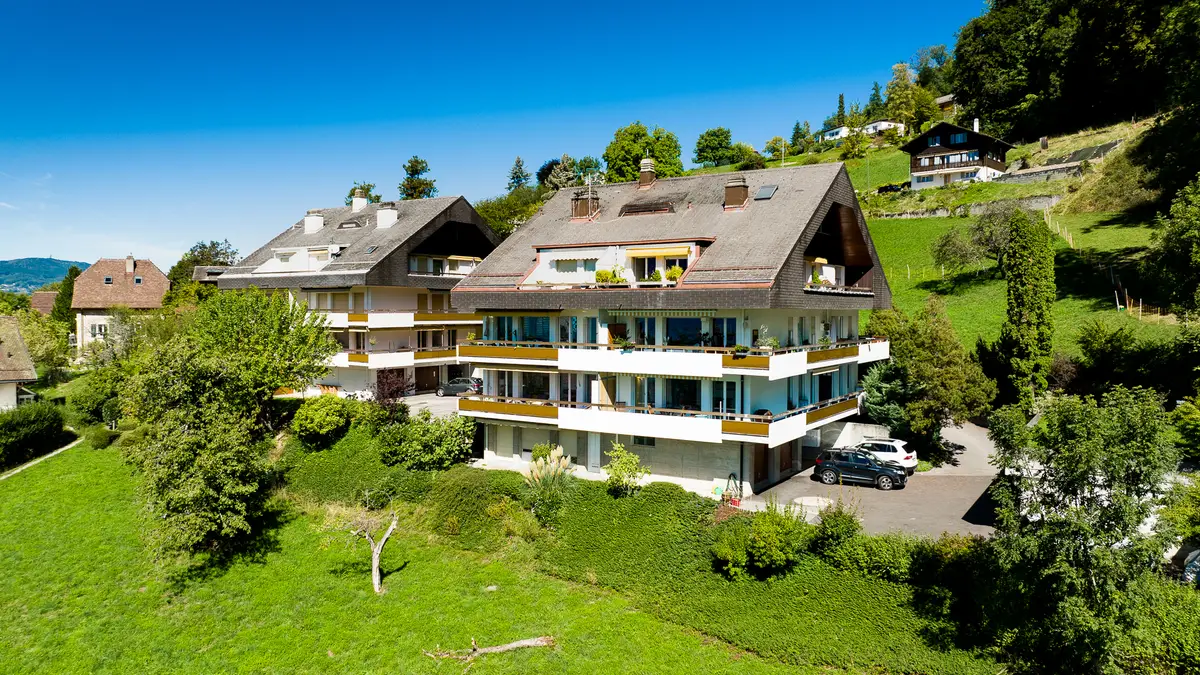 Très jolie vue depuis les hauteurs de Chernex - appartement 2.5 pièces