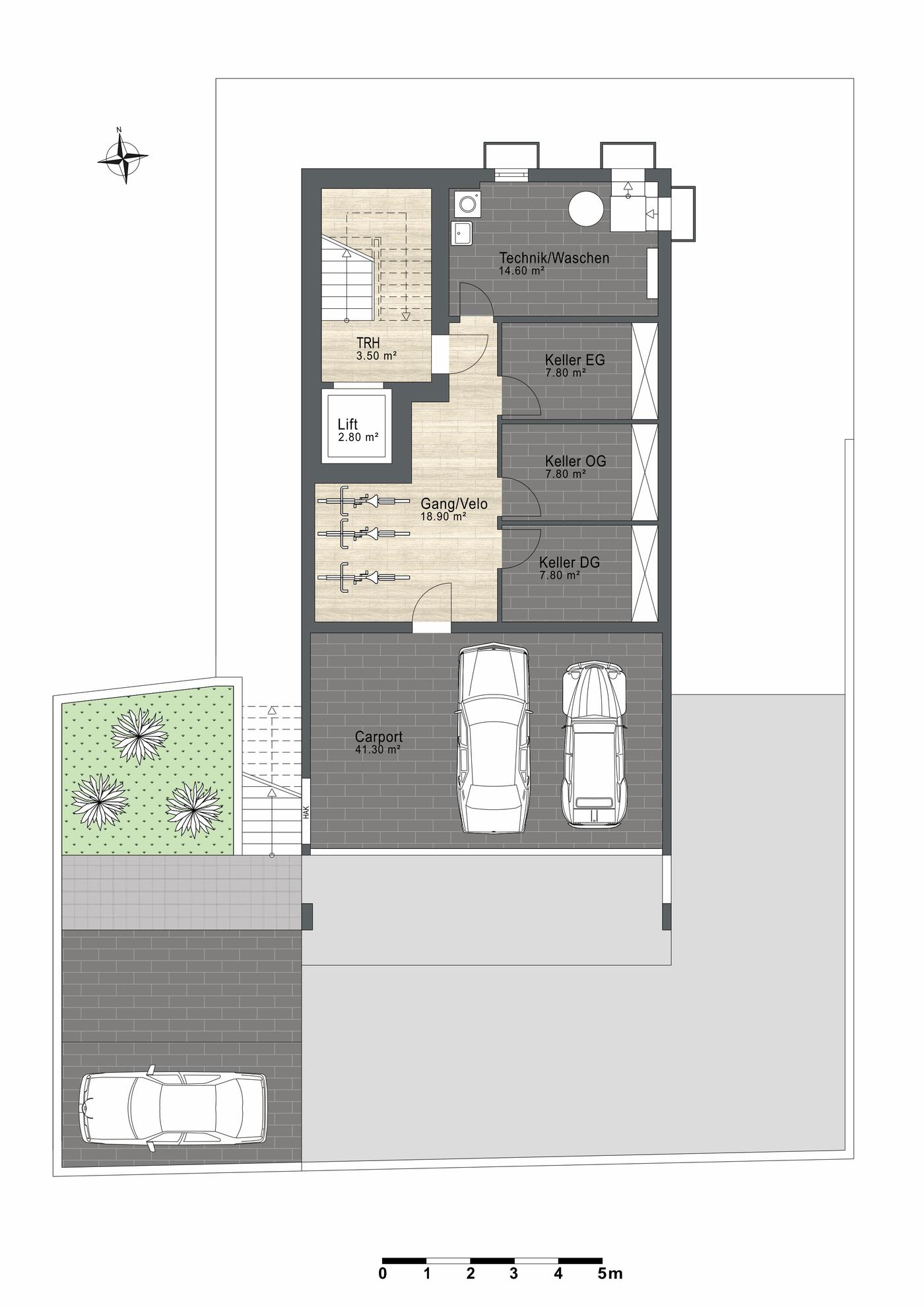 Grundriss Untergeschoss