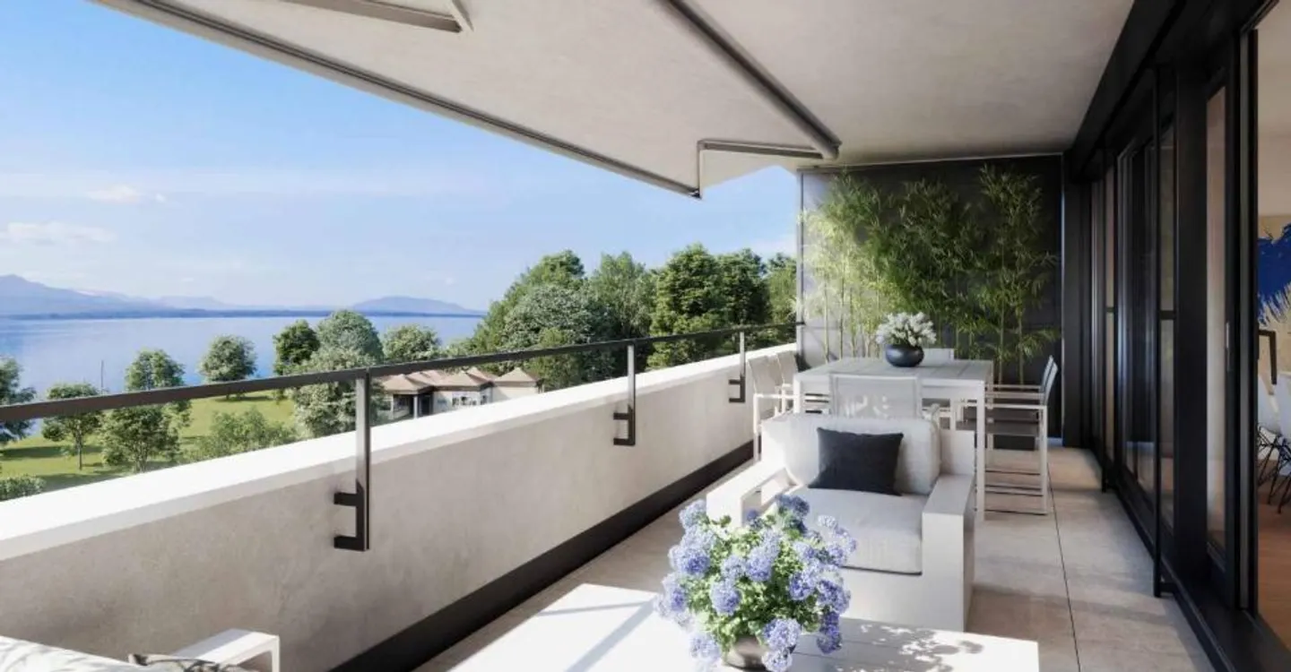 Wunderschöne neue 4,5-Zimmer-Wohnung mit großem Balkon und herrlichem Blick! - Foto 1 von 6