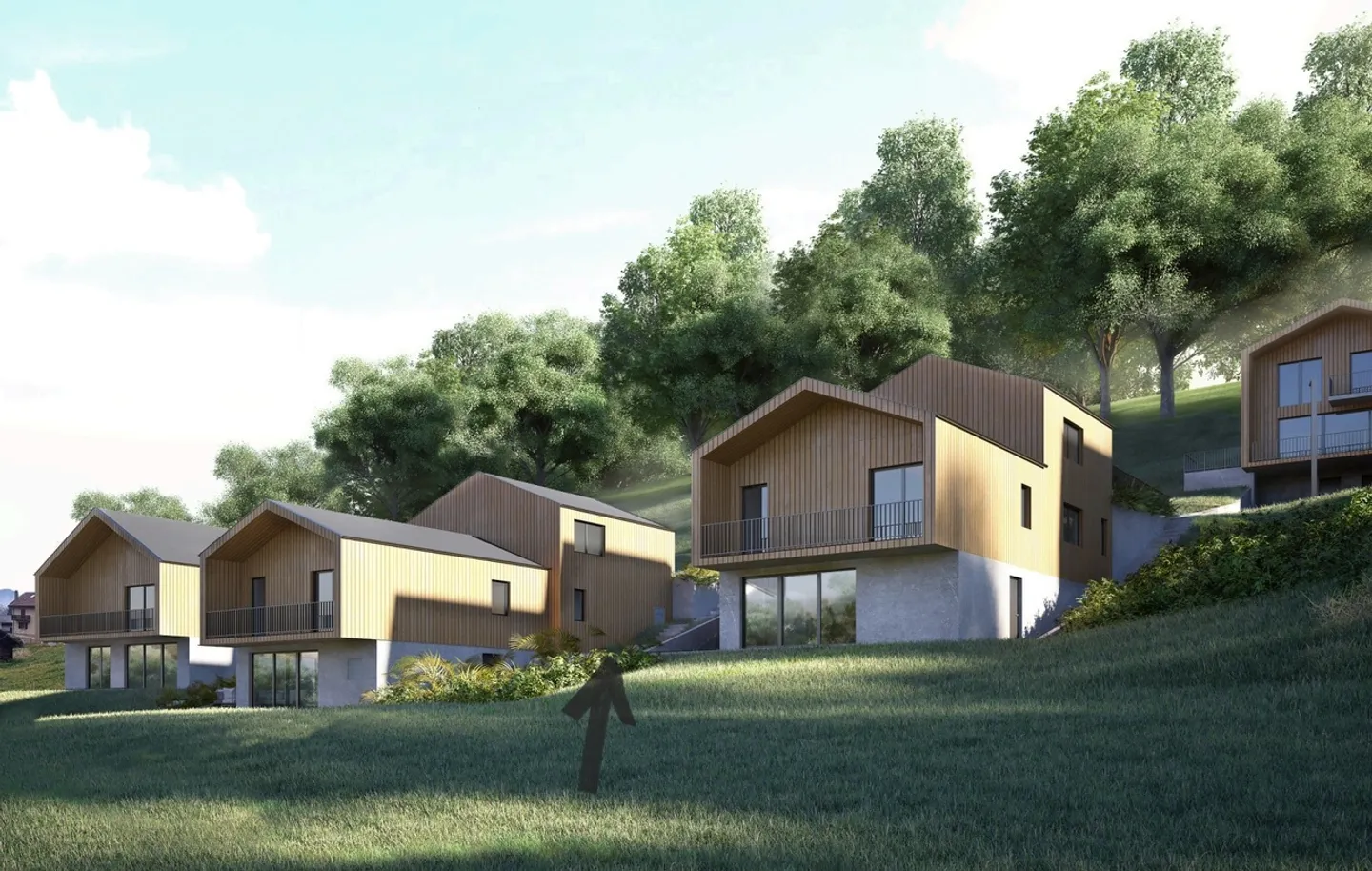 Magnifica Villa-Chalet a Schiera con 4,5 Camere a Vérossaz - Foto 1 di 12