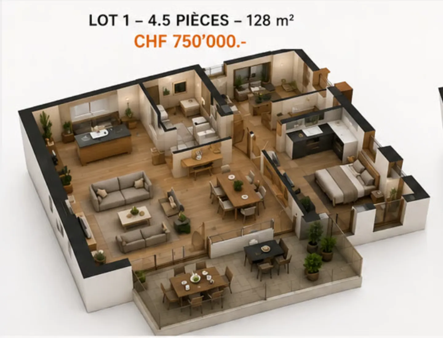 Außergewöhnliches Immobilienprojekt im Herzen von Cheiry / 6 PPE-Wohnungen - Foto 2 von 10