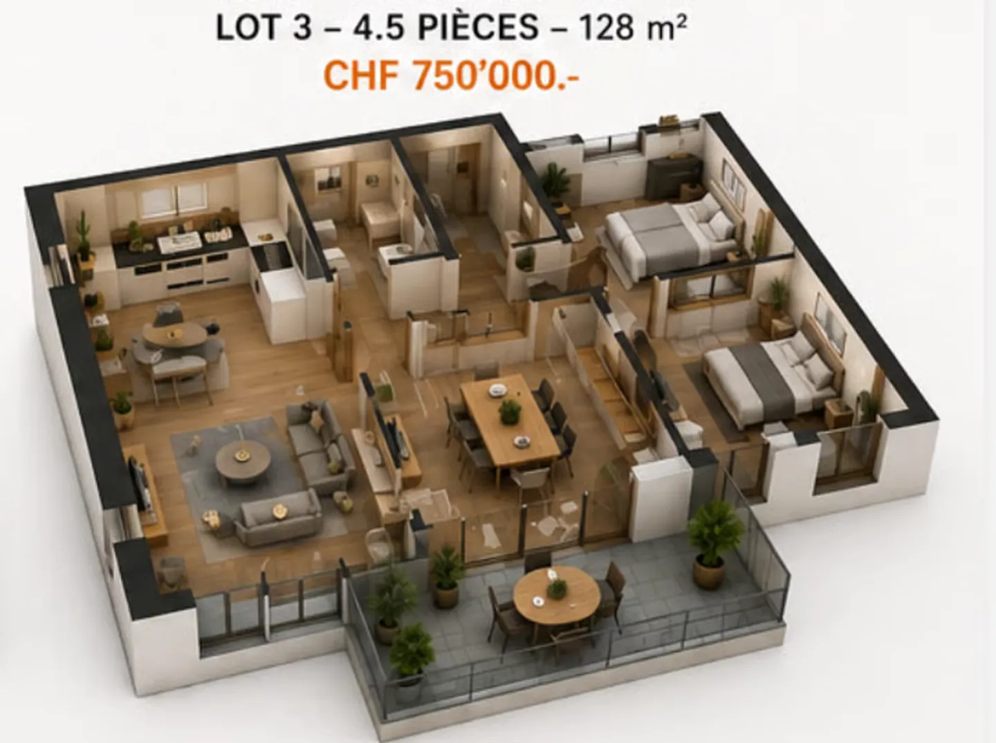 Außergewöhnliches Immobilienprojekt im Herzen von Cheiry / 6 PPE-Wohnungen - Foto 4 von 10