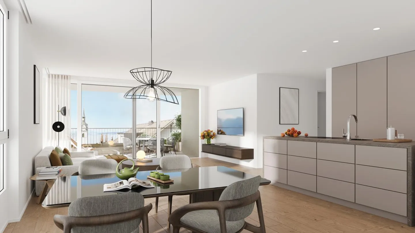 CASA RIVIERA IN VITZNAU ELEGANT 4.5 ROOM PENTHOUSE APARTMENTS IN THE VILLAGE - Photo 3 of 11