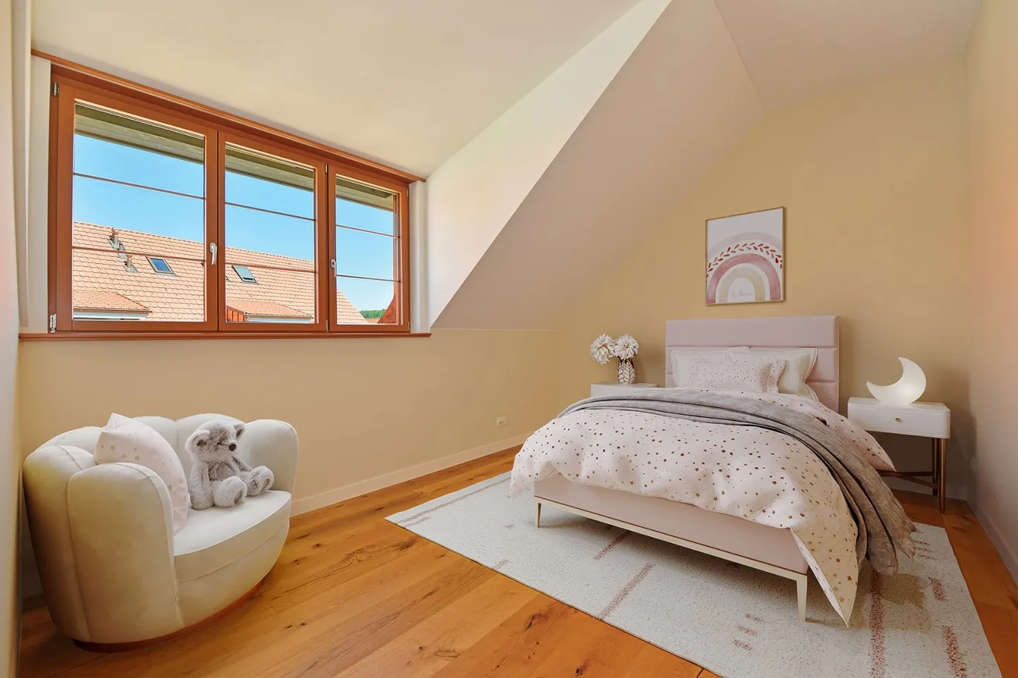 Neue 4.5-Zimmerwohnung: ländlich mit Stadtanschluss leben - Foto 6 von 13