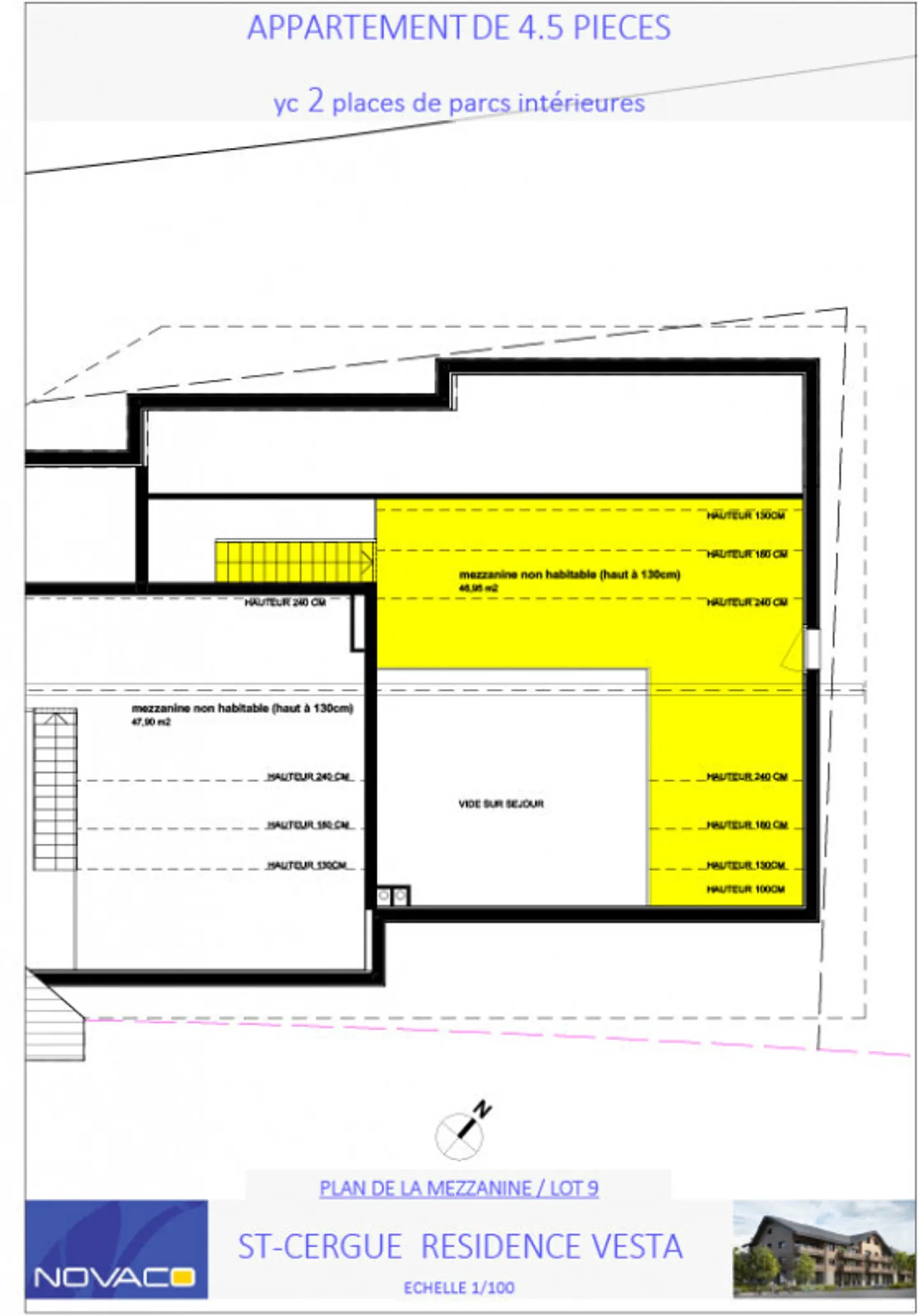New 4.5-room apartment of 170m2 on 2 levels - VESTA Residence in Saint-Cergue - Photo 8 of 9