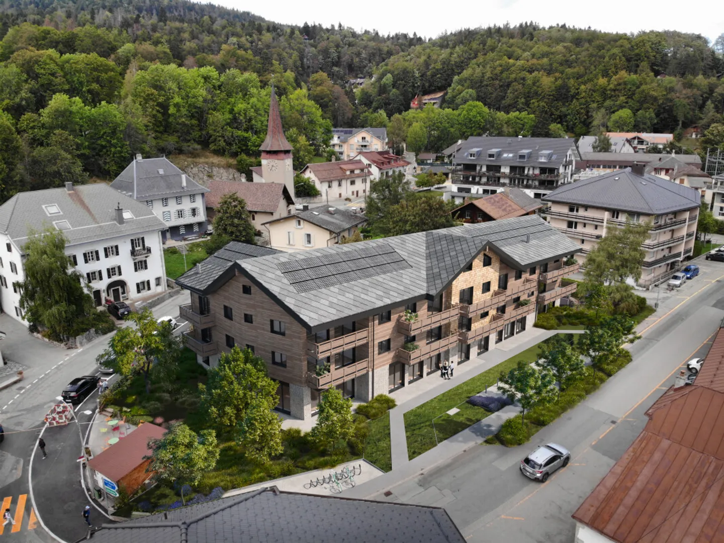 New 4.5-room apartment of 170m2 on 2 levels - VESTA Residence in Saint-Cergue - Photo 2 of 9