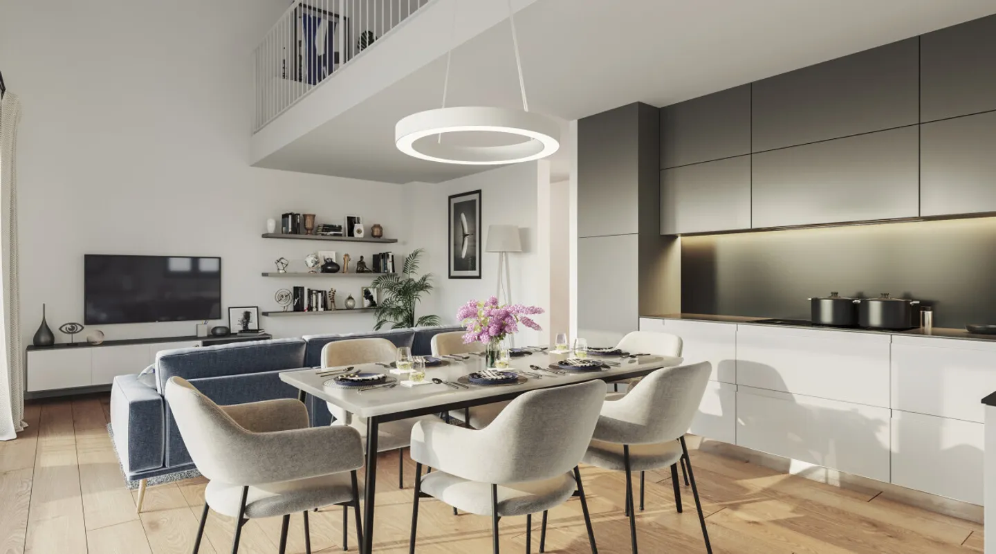 New 4.5-room apartment of 170m2 on 2 levels - VESTA Residence in Saint-Cergue - Photo 3 of 9