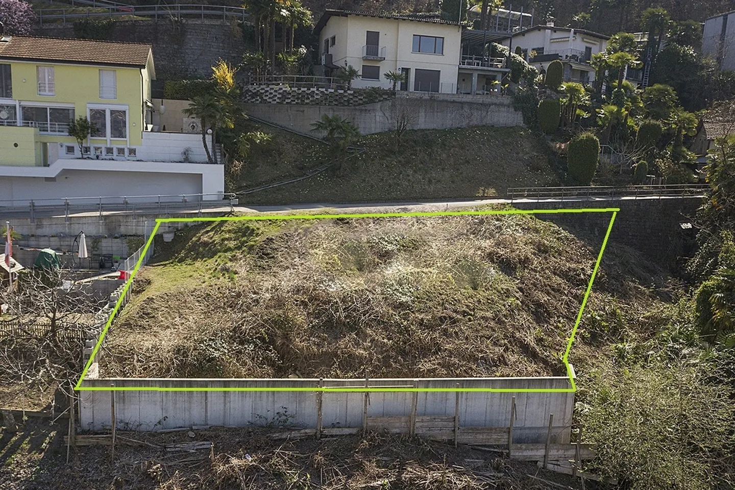 Bauland mit Seeblick in Magadino - Foto 3 von 7