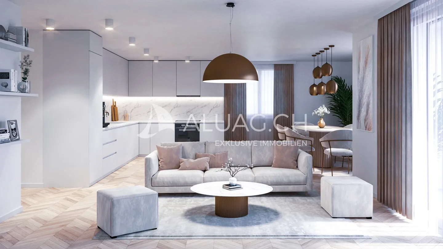 APPARTEMENT AU REZ-DE-CHAUSSÉE DE 5,5 PIÈCES - Photo 1 sur 6