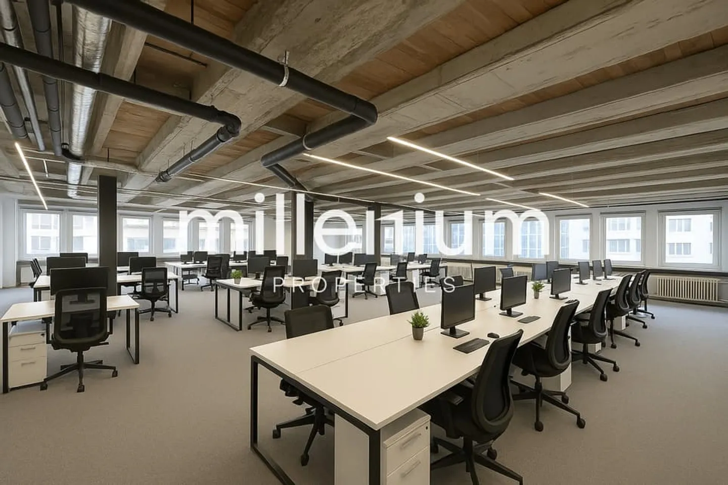 Plateau de bureaux en open space - Eaux-Vives - Photo 1 sur 1