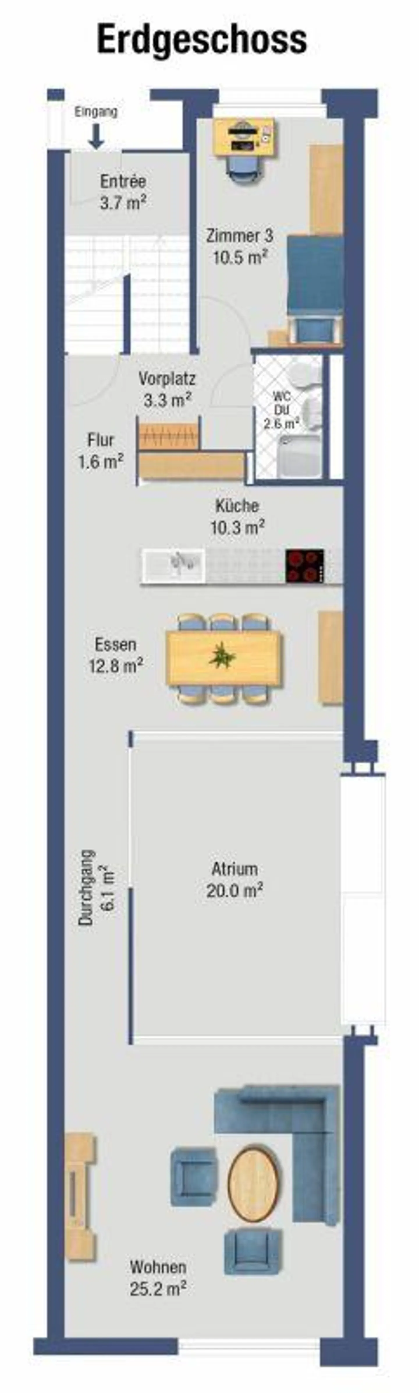 4.5-Room Middle House with Extraordinary Architecture - Photo 14 of 16