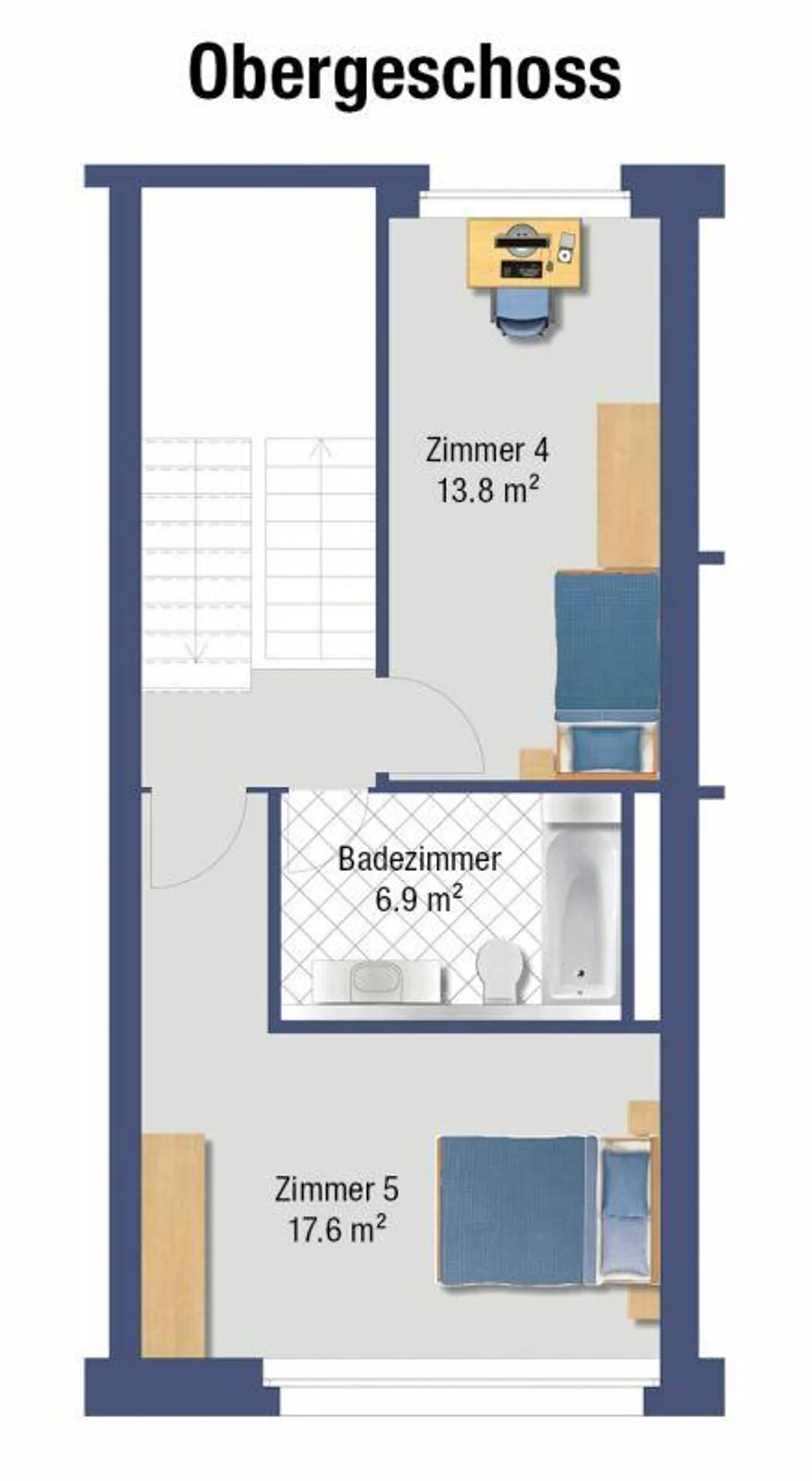 4.5-Room Middle House with Extraordinary Architecture - Photo 15 of 16