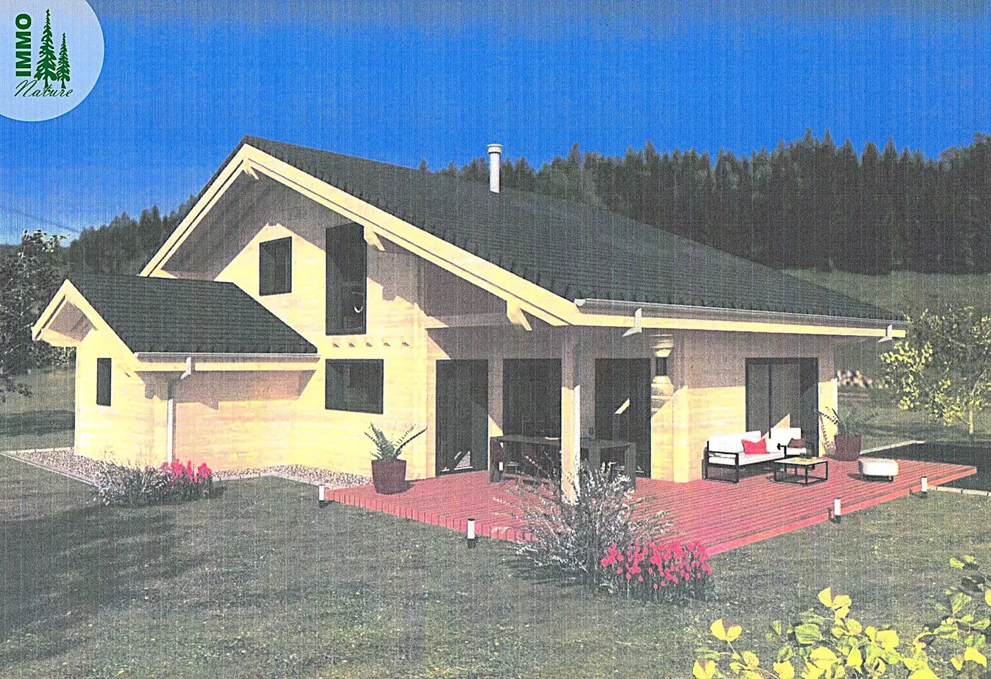 Dès 2025, à vendre six maisons/chalets au confort moderne, 3 modèles ou selon vos plans - Photo 1 sur 16