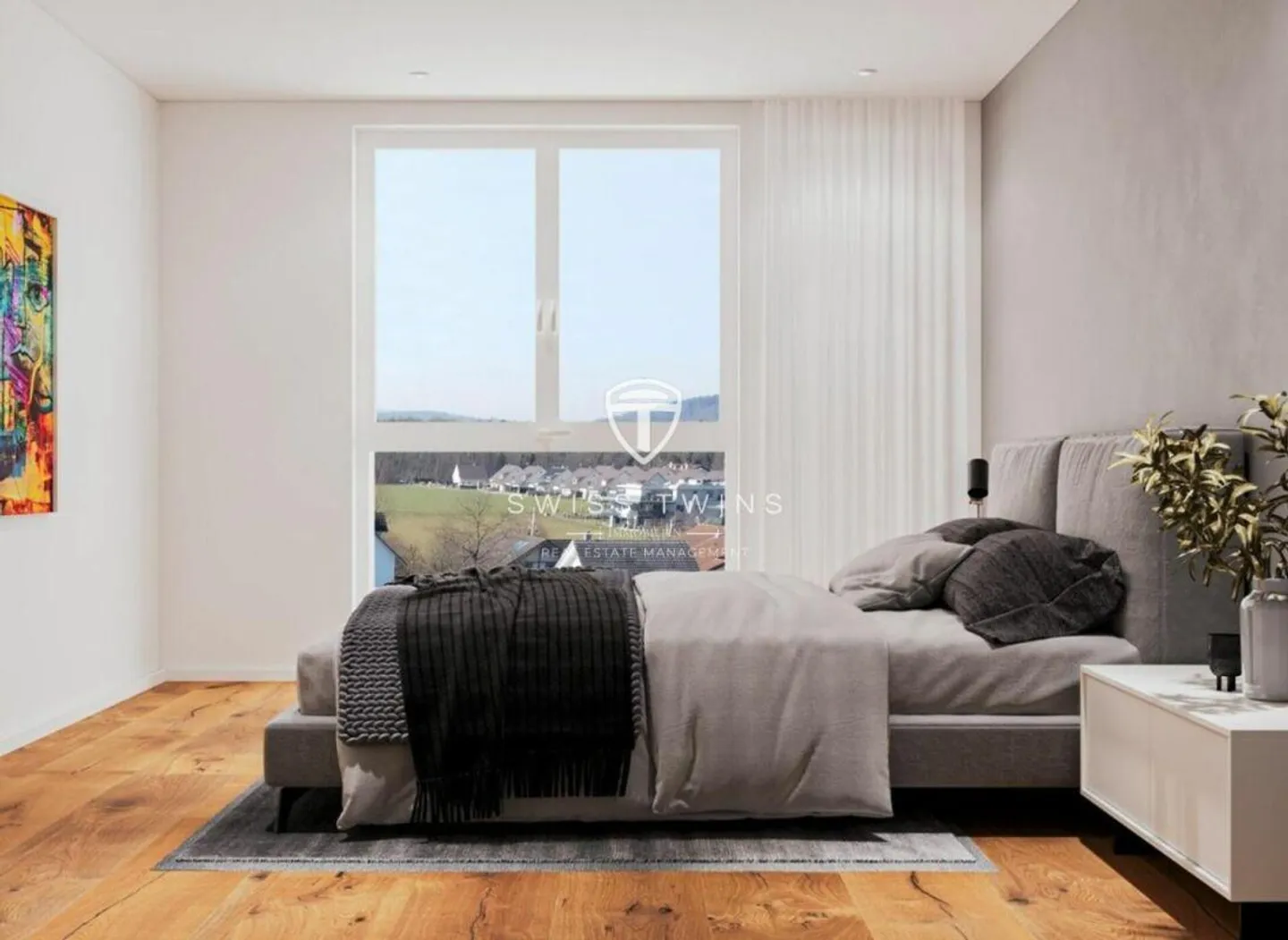 Appartement lumineux de 4,5 pièces avec terrasse à Zweidlen à louer - Photo 3 sur 8
