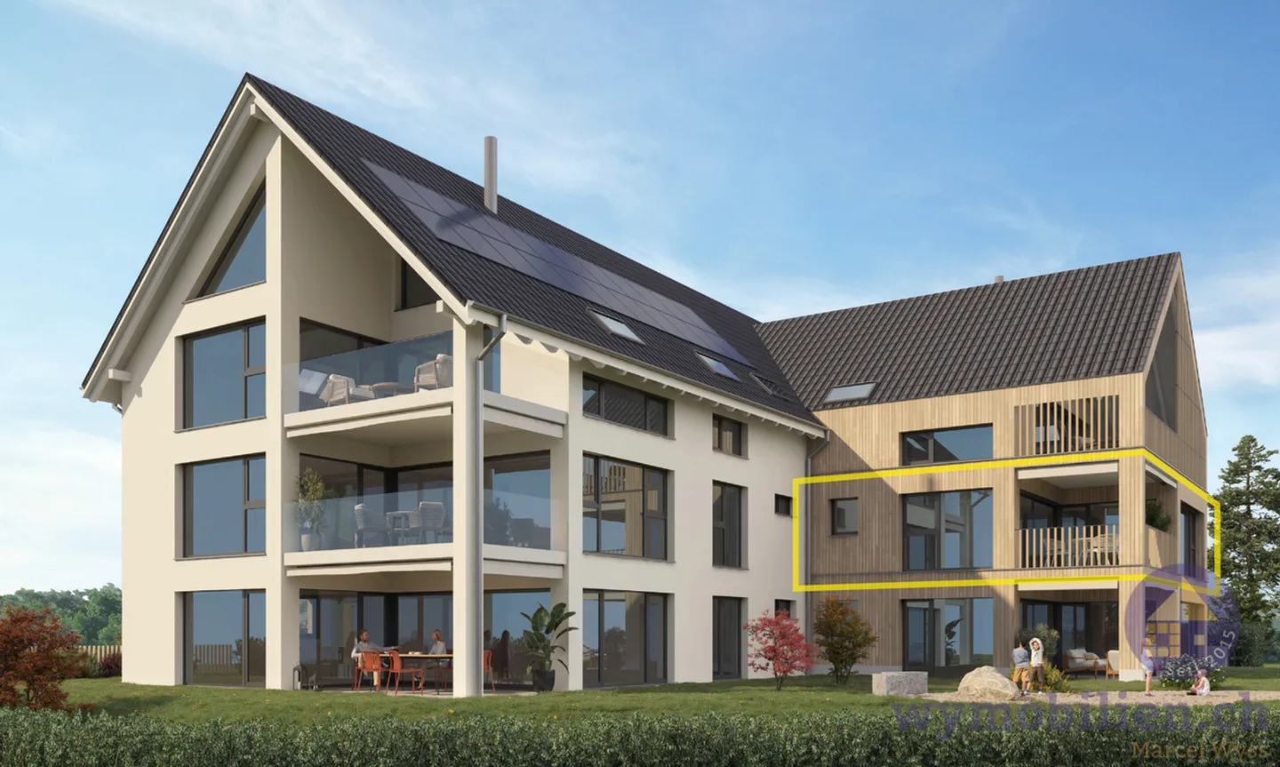Modernes Apartment in Aefligen - Foto 5 von 12