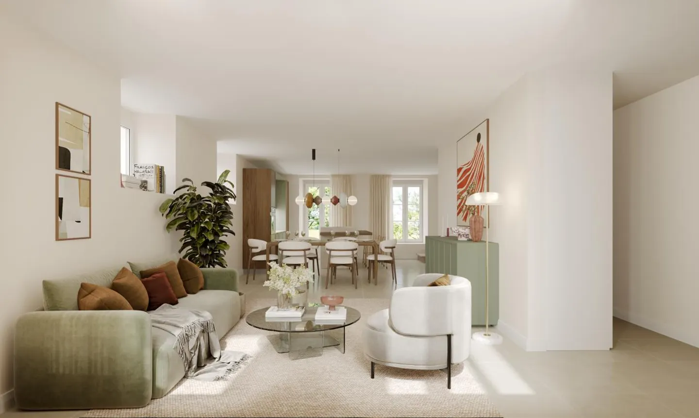 Triplex avec Jardin Privé - Photo 5 sur 12