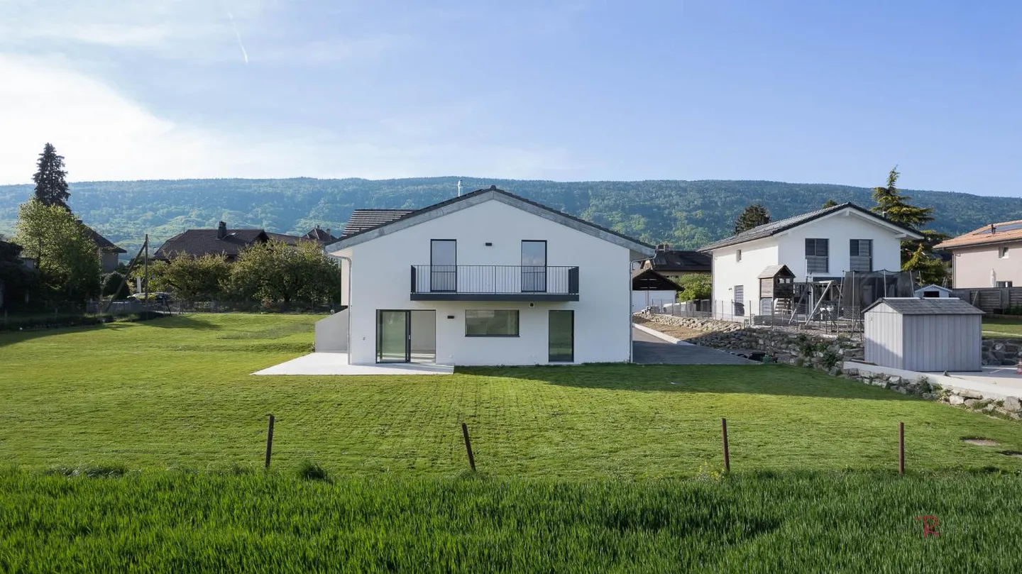 Terraced house with 4 bedrooms, magnificent view of the fields and the Alps - Photo 15 of 20