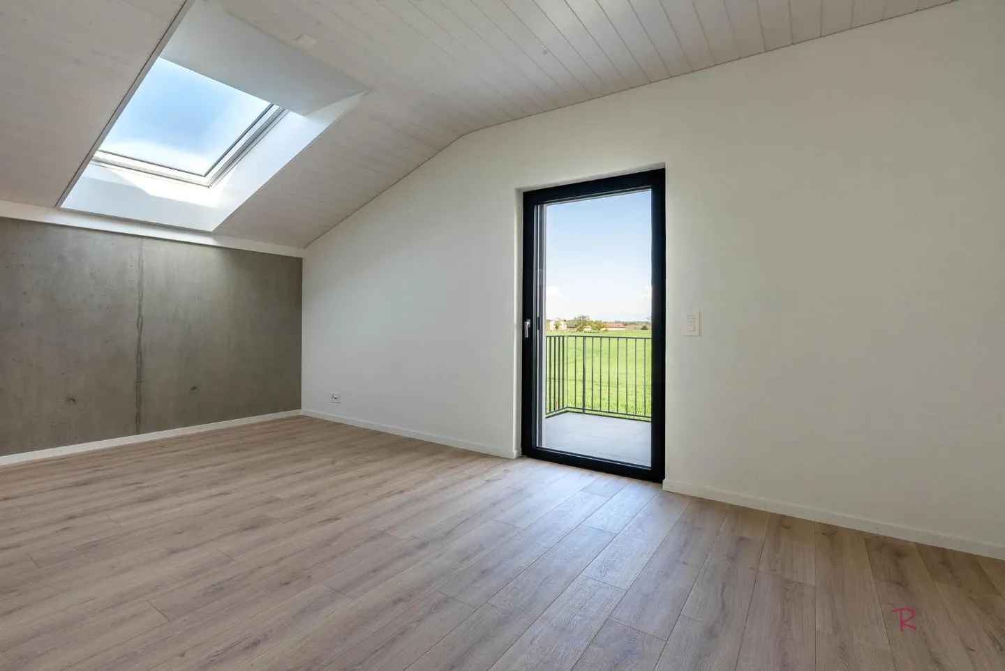 Terraced house with 4 bedrooms, magnificent view of the fields and the Alps - Photo 10 of 20