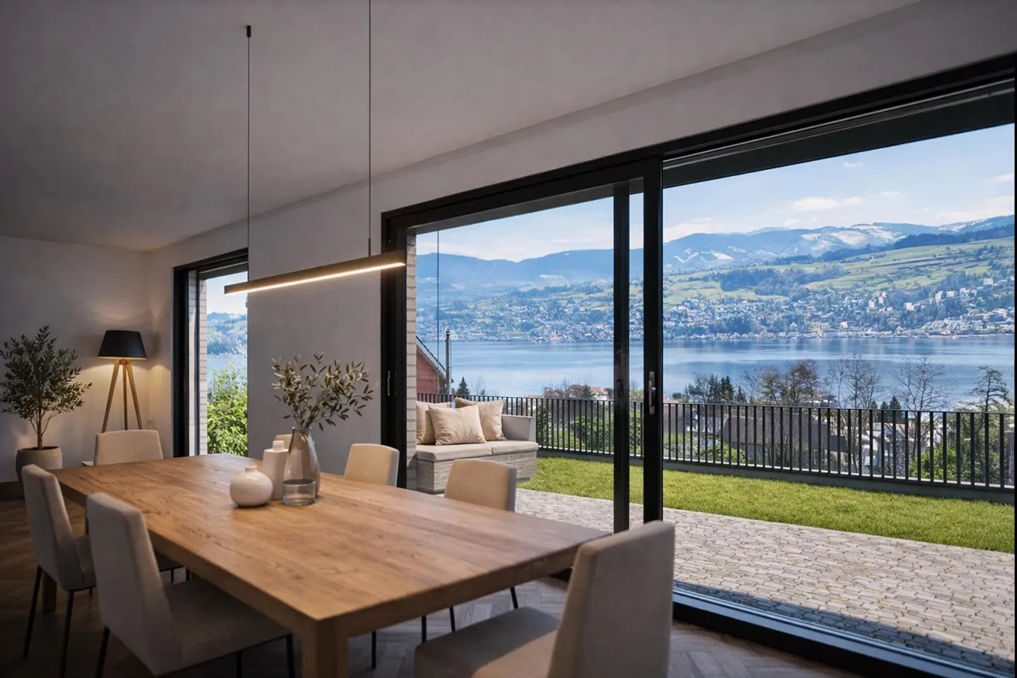 Exklusives Doppelhaus mit Seeblick - Foto 1 von 9