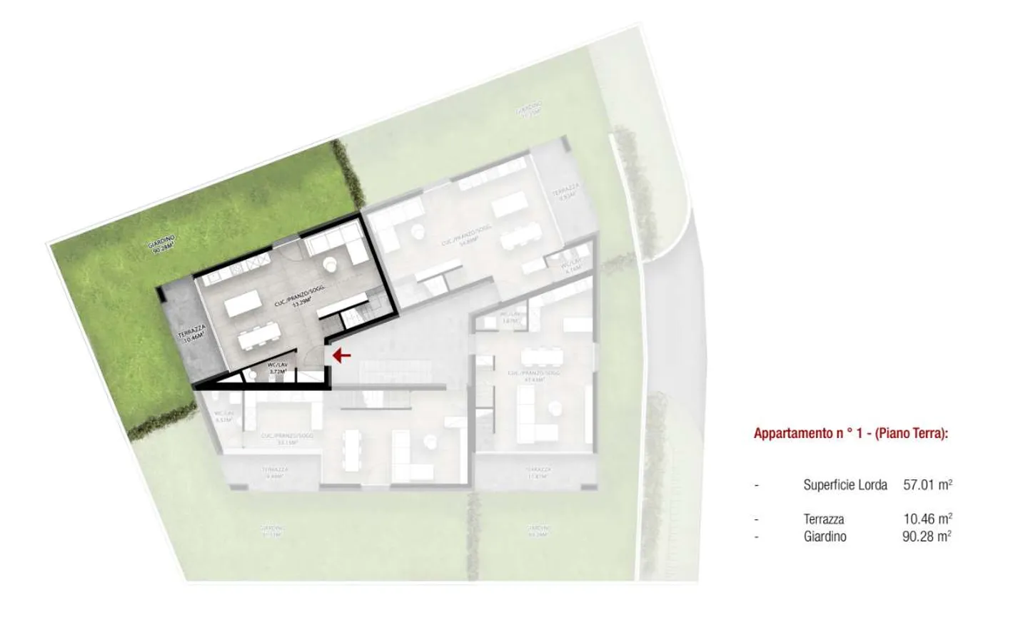 Appartement Duplex à Cureglia, Nouvelle Construction - Photo 5 sur 5