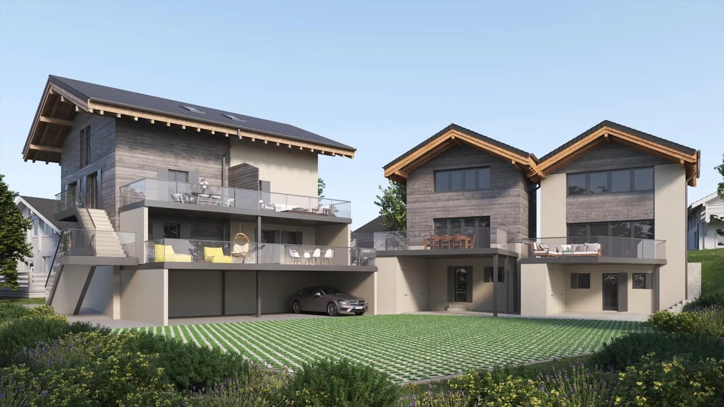 Villa in costruzione a 10 minuti da Sion - Foto 1 di 6