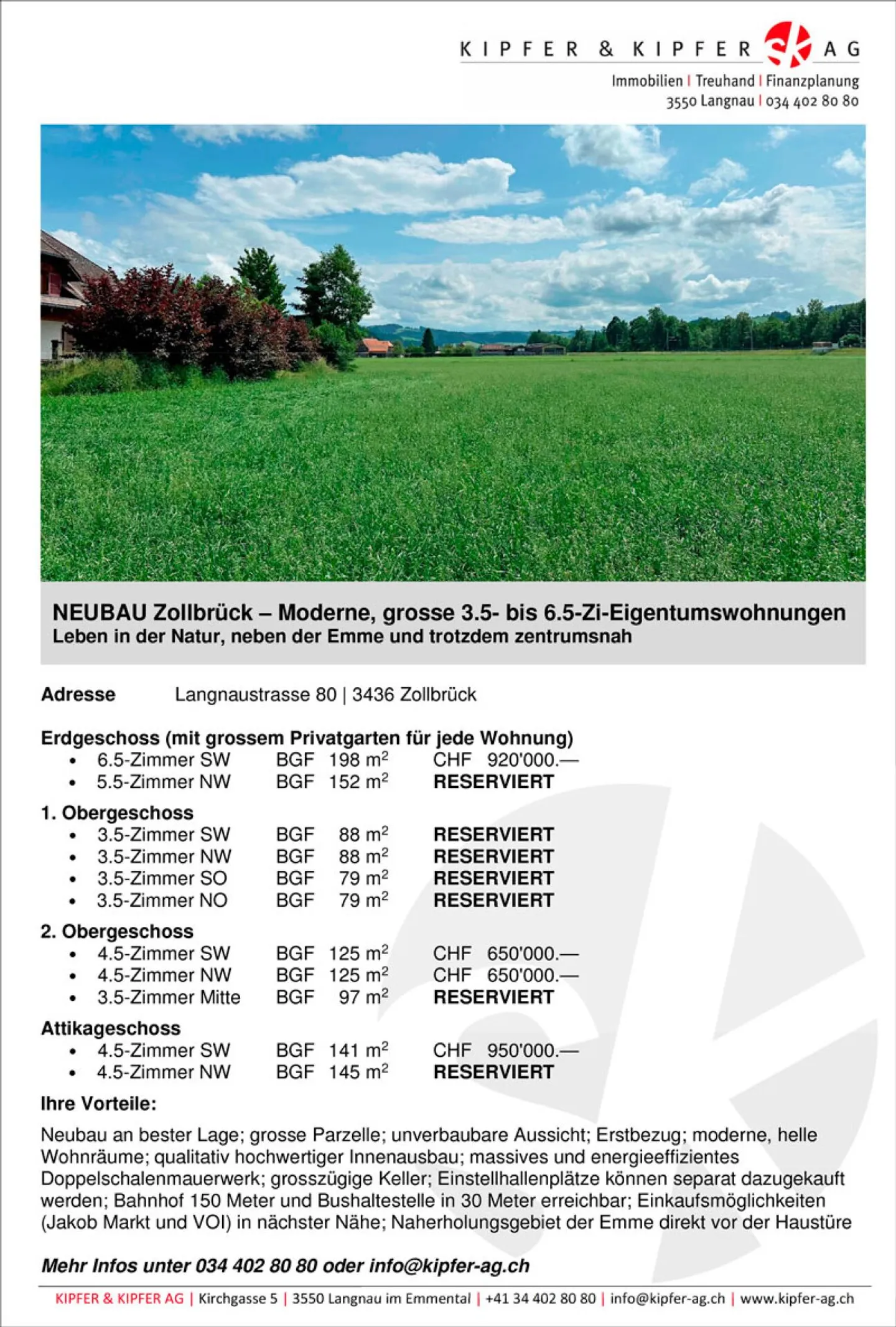 RÉSERVÉ : NOUVEAU ZOLLBRÜCK - Vivre dans la nature, à côté de l'Emme et pourtant proche du centre - Photo 11 sur 11