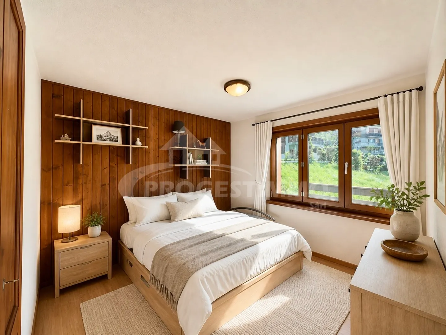 APPARTEMENT 4,5 ZIMMER MIT PANORAMABLICK ÜBER DAS TAL - Photo 5 sur 10