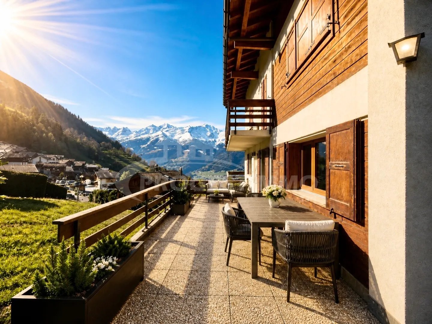APPARTEMENT 4,5 ZIMMER MIT PANORAMABLICK ÜBER DAS TAL - Photo 9 sur 10