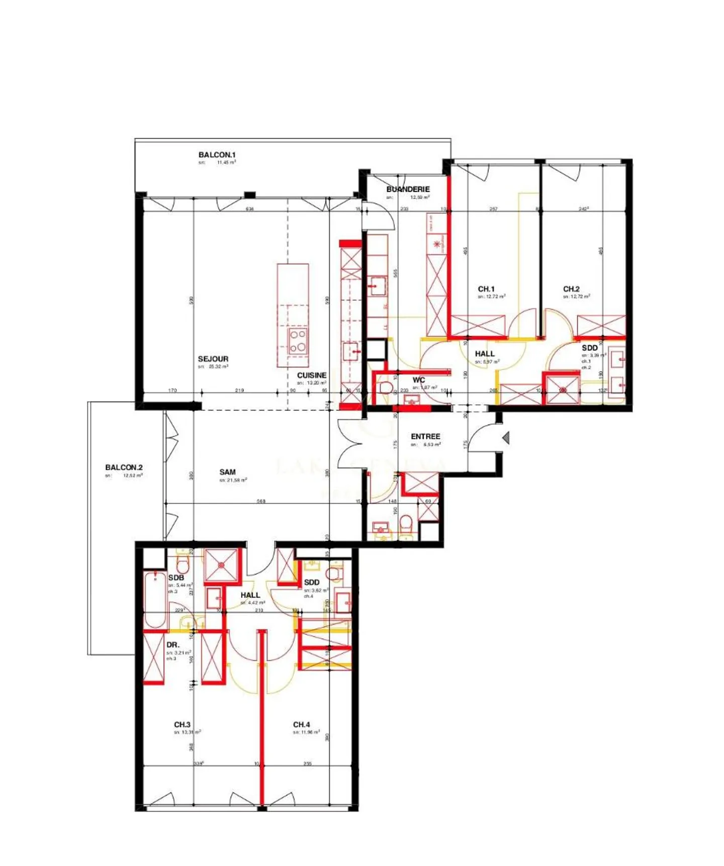 Appartamento esclusivo di grandi dimensioni sul Parco Alfred Bertrand - Foto 11 di 12