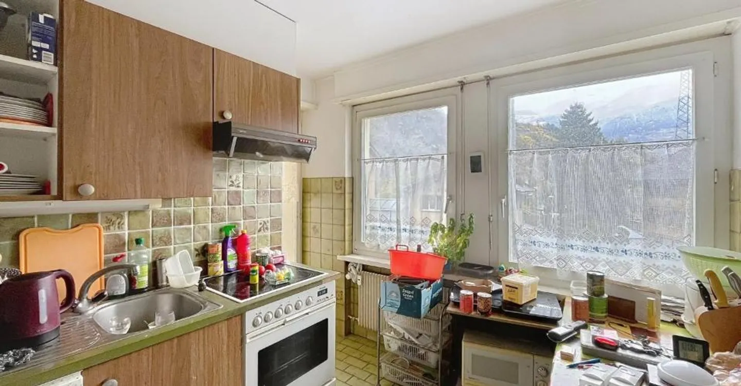 3 1/2-Zimmer-Wohnung zur Renovierung in Sierre - Foto 4 von 9