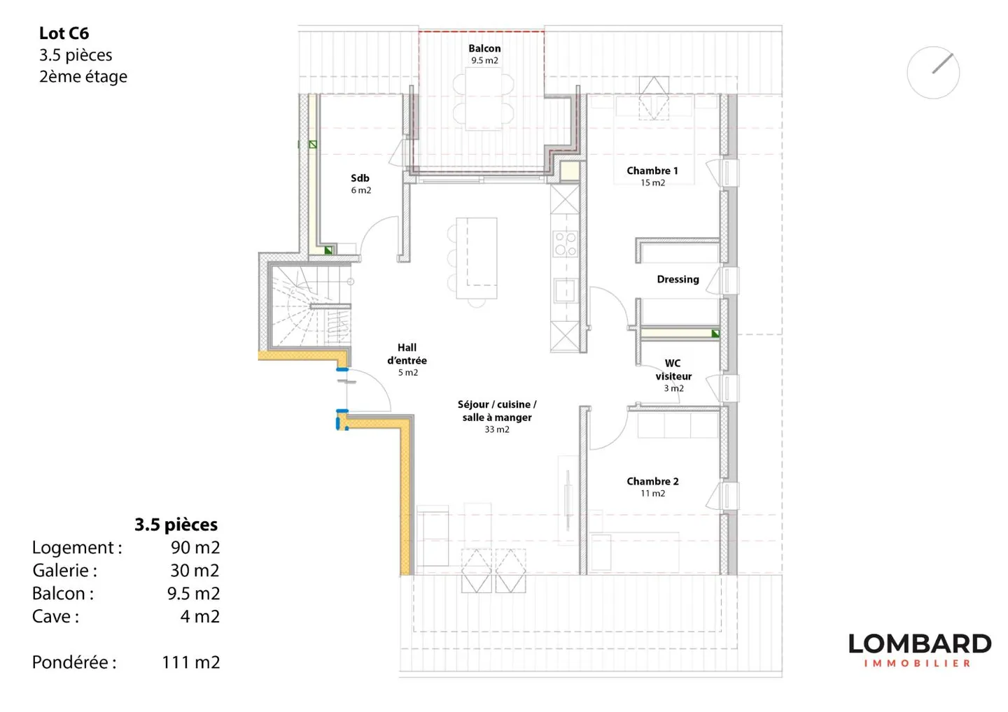 Appartamento 3.5 locali - Foto 12 di 13