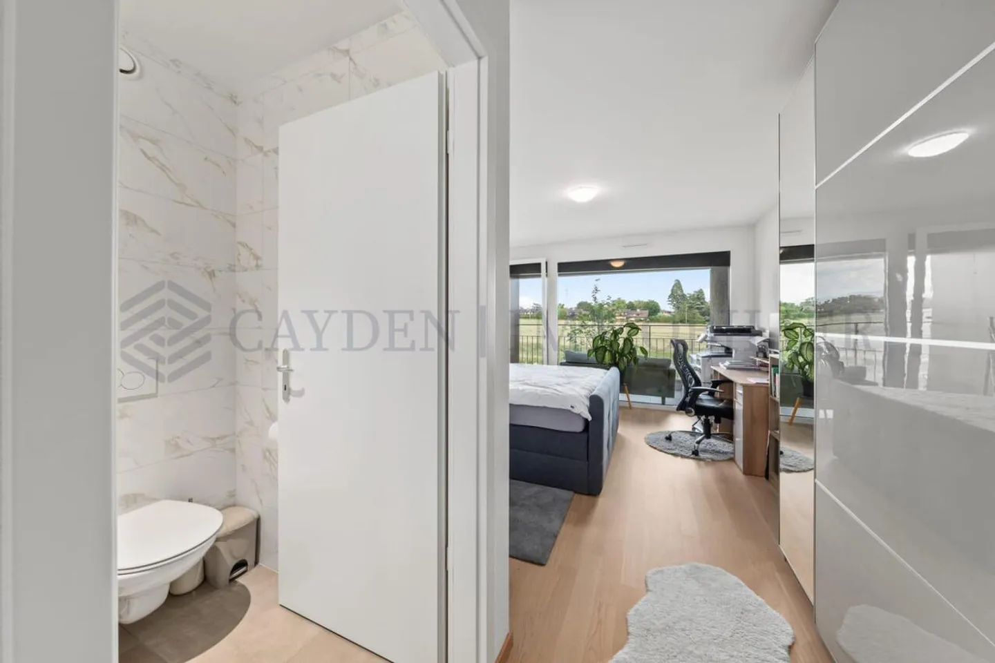 Modernes 3,5-Zimmer-Apartment in Nyon - Foto 6 von 7