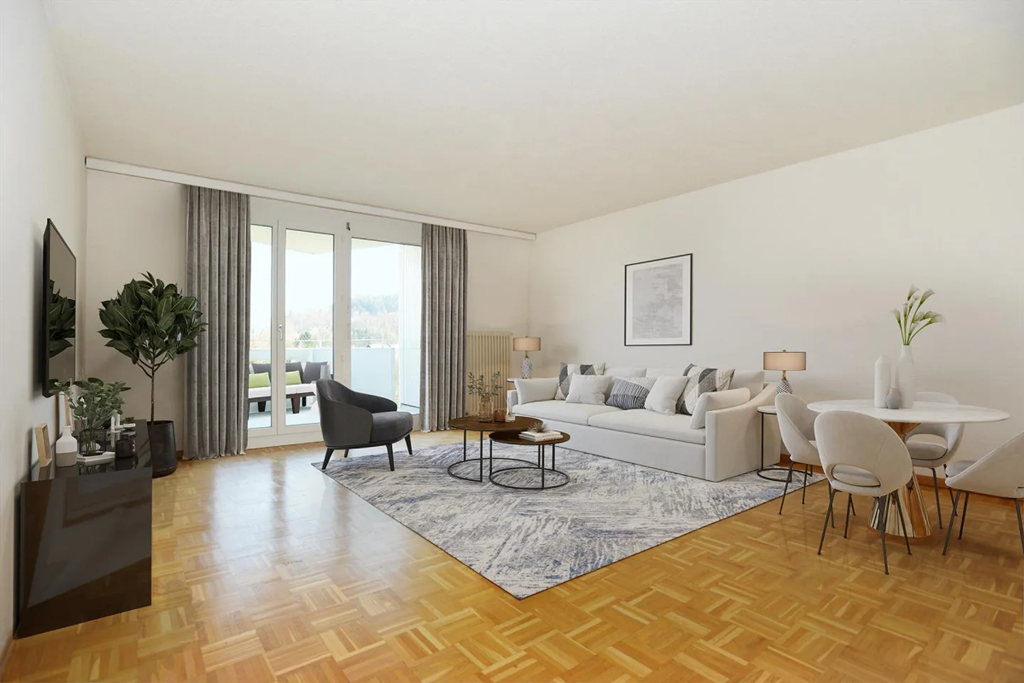 Modernes Apartment in der Natur - Foto 1 von 6