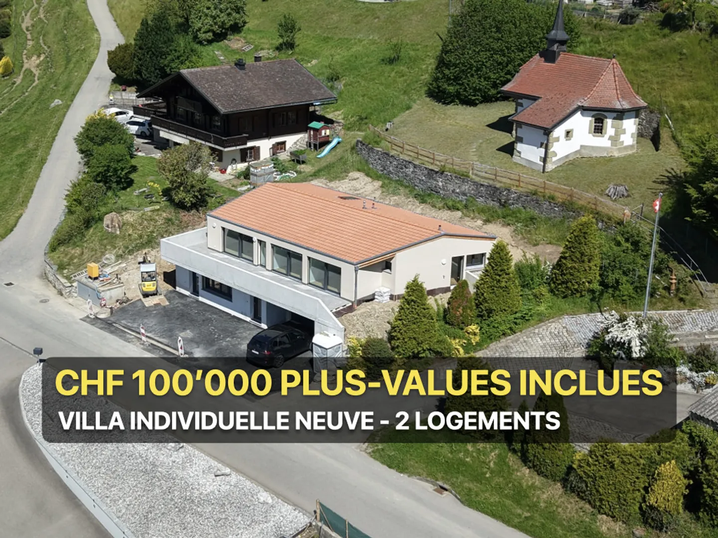 VILLA INDIVIDUALE NUOVA - 2 UNITA' - VISTA PANORAMICA - Foto 1 di 12