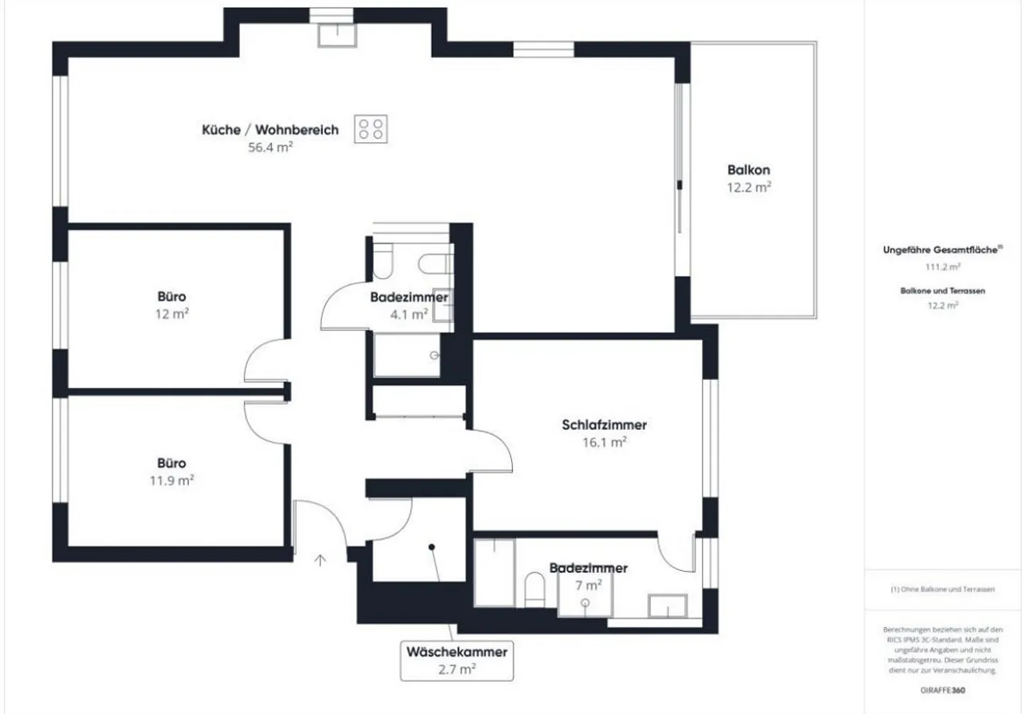 4.5 Zimmer Wohnung in Braunau - Foto 11 di 11