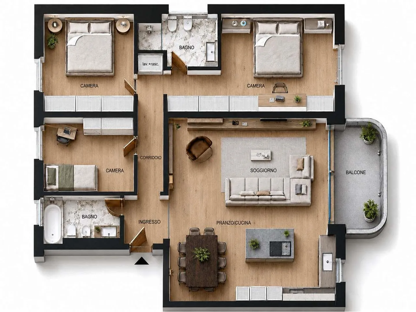 Exclusive 4.5-Room Apartments in the Heart of Lugano - Photo 7 of 8