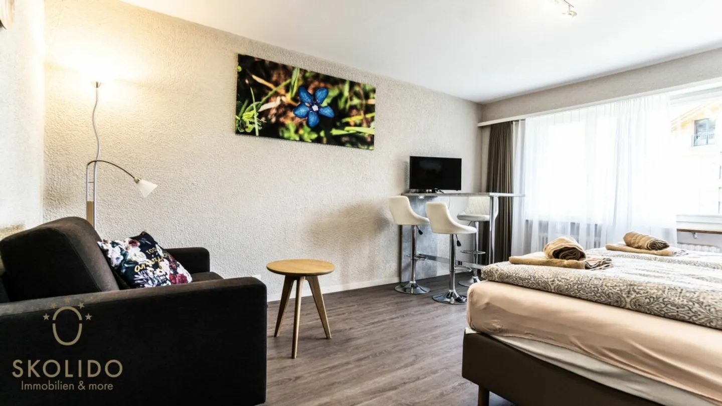 Modernes Studio-Apartment an zentraler Lage und Fernblick - Foto 5 von 19