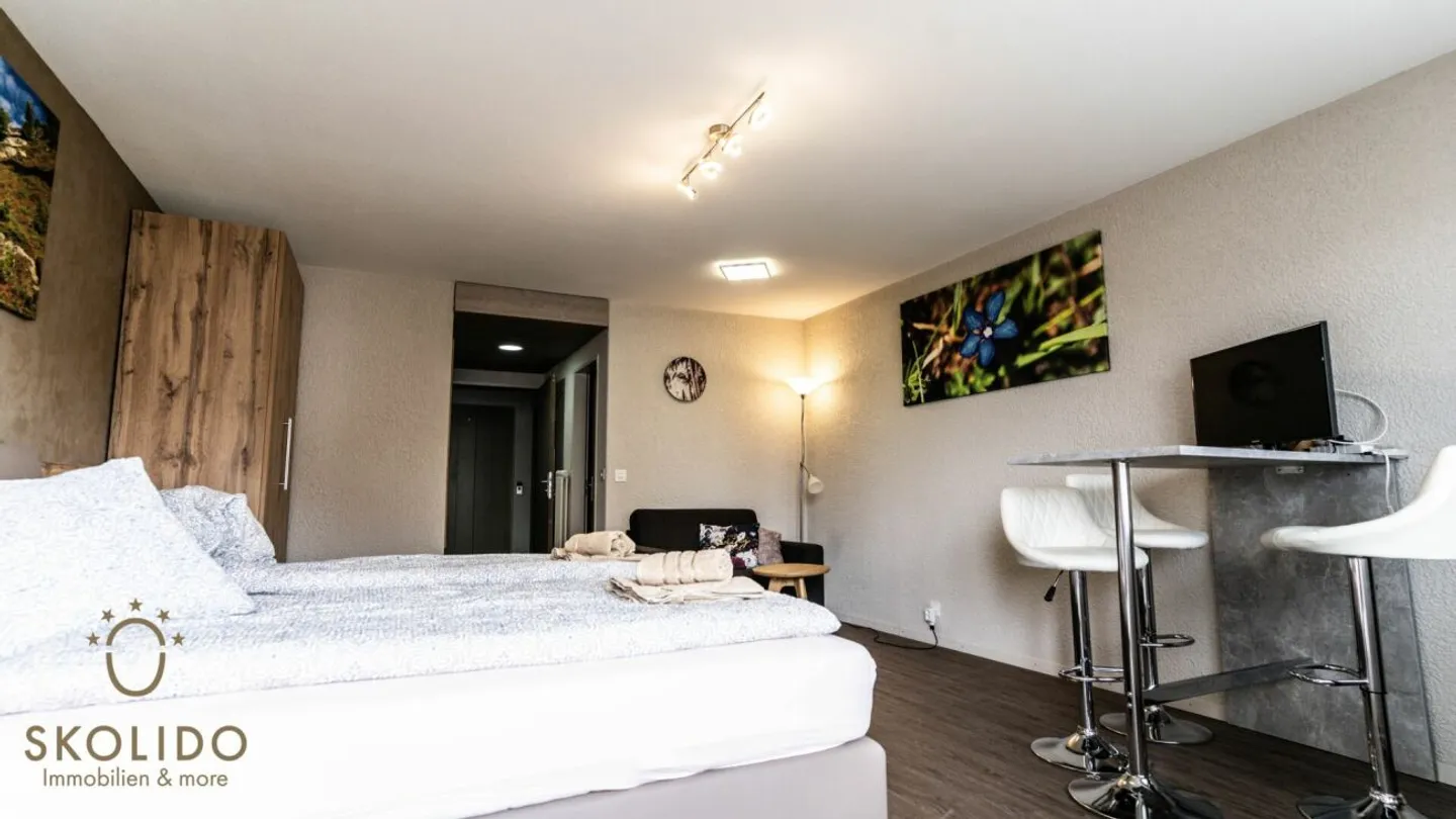 Modernes Studio-Apartment an zentraler Lage und Fernblick - Foto 6 von 19